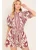 "Nora" Romper (Burgundy Mix)