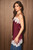 "Weslyn" Lace Tank (Maroon)