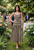 "Merritt" Striped Midi Dress (Mocha Mix)
