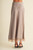 "Tessa" Satin Lace Skirt (Mushroom)