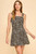 "Khloe" Denim Dress (Leopard)