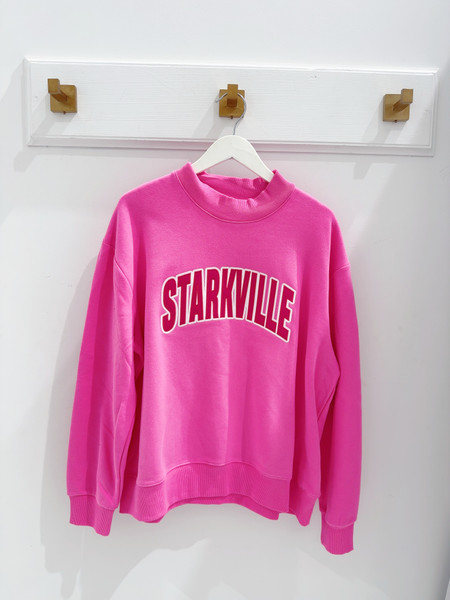 "Starkville" Mockneck (Pink)