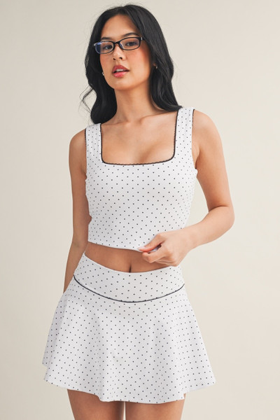 "Madi" Active Two Piece Set (Polka Dots)