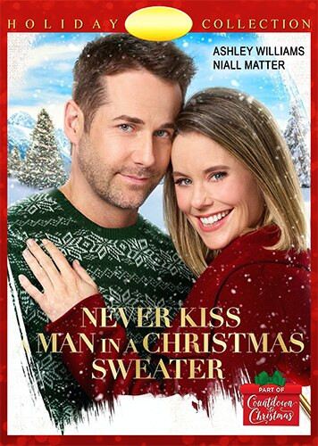 never kiss a man in a christmas sweater hallmark cast