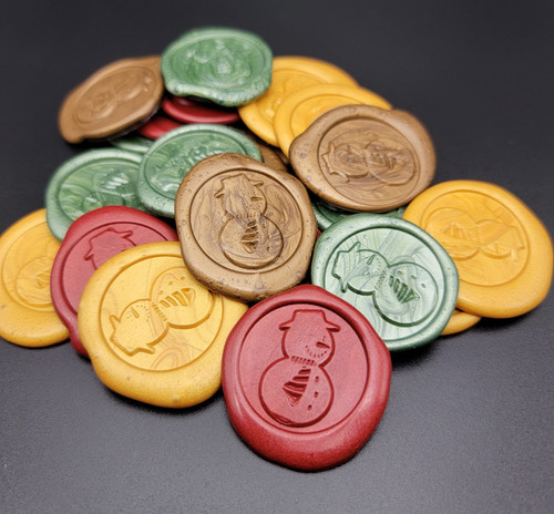 Snowman wax seals