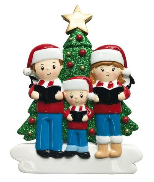 Caroling Family of 3