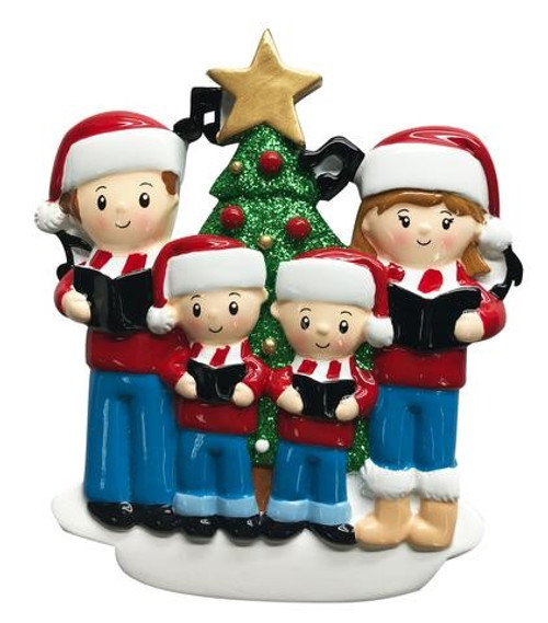 Caroling Family of 4