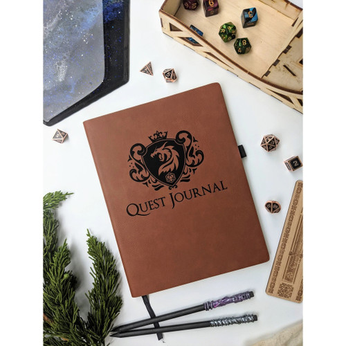 "Quest Journal" Vegan Leather Journal