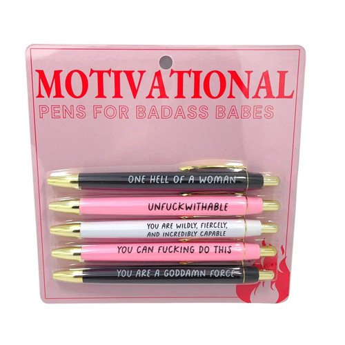 Motivational Pens for Bada** Women Pen Set