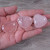 Madagascar Rose Quartz Approximately 1 1/4"