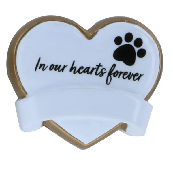 Pet Memorial Heart Add On
