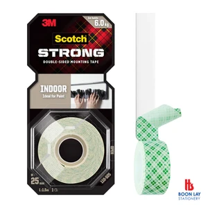 3M Scotch Indoor Double Sided Mounting Tape 25mmx1.5m (110S25)