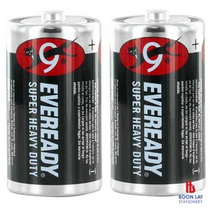 EVEREADY Heavy Duty Battery D - Pack of 2's (M1250SW2)