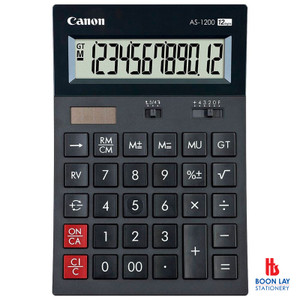 CANON Calculator Semi Desktop - 12 Digits (AS-1200)