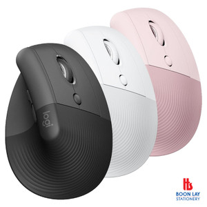 LOGITECH Lift Vertical Ergonomic Bluetooth Wireless Mouse