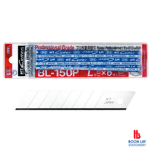 NT Cutter Spare Blade - Pack of 6's (BL-150)