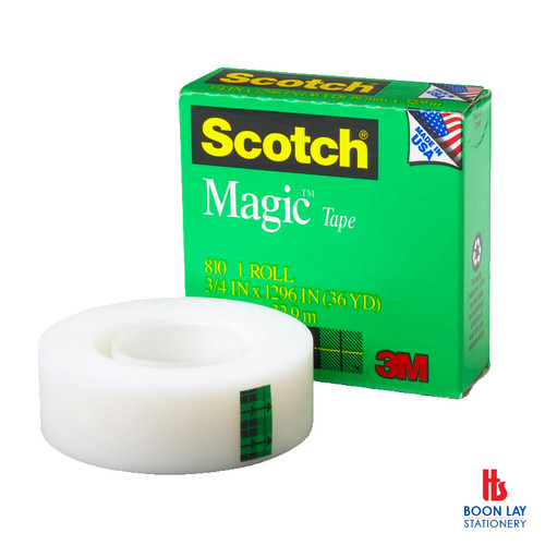 3M Scotch Magic Tape 18x36y (810B)