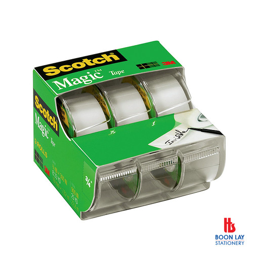 3M Magic Tape with Dispenser 18x300" (105)