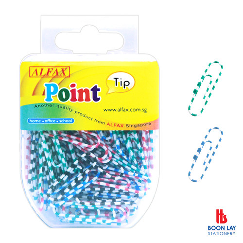 ALFAX Zebra Paper Clip 50mm - Box of 40's (PT614)