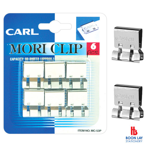 CARL Moris Clip - Pack of 6's (MC53P)