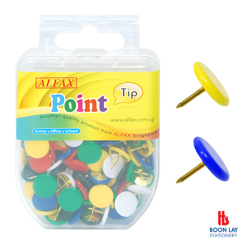 ALFAX Rubber Coating Thumb Tack - Box of 150's (PT603)