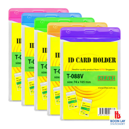 ALFAX ID Card Holder 74x105mm -  Pack of 10's (T088V)
