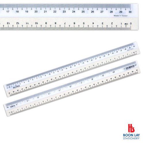 ALFAX Plastic Ruler 30cm (RU12)