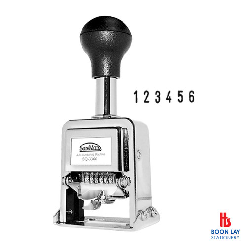 SUREMARK Auto Numbering Machine - 6 Digits (SQ3366)