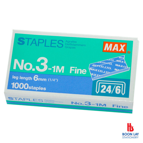 MAX Staples Refill No.3-1M (24/6)
