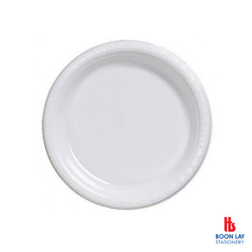 Disposable Plastic Plate 6" - Pack of 50's