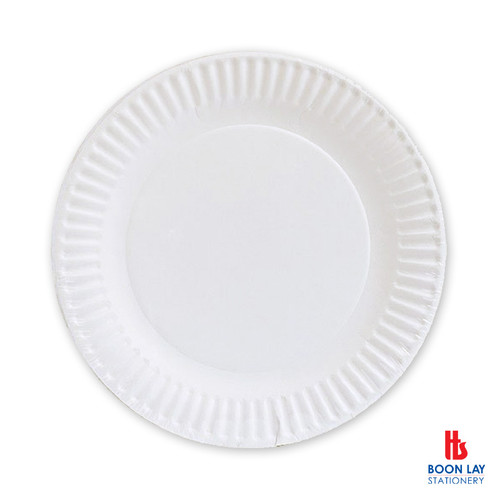 Disposable Paper Plate 7" - Pack of 50's