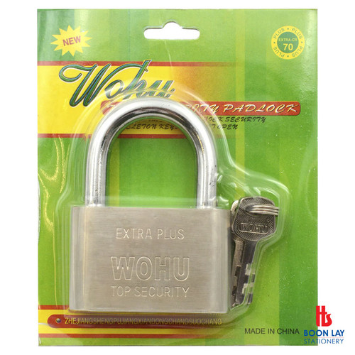 WOHU Top Security Pad Lock 70mm