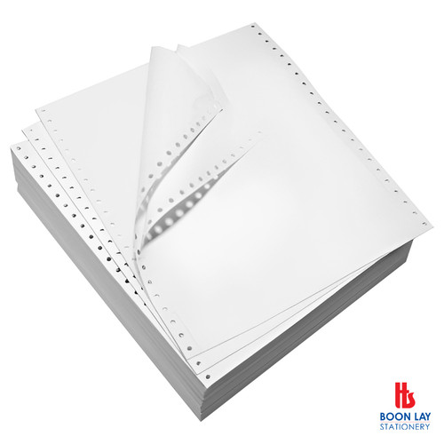 Computer Form NCR 3ply 9.5"x11" White/White/White - Box of 800's