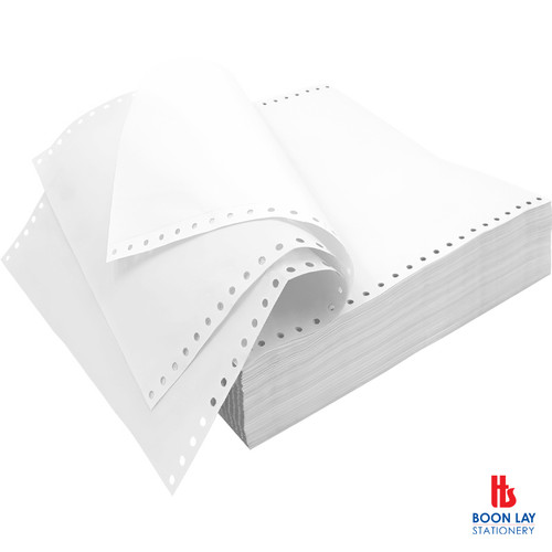 Computer Form Blank 1ply 9.5"x11" White - Box of 1400's