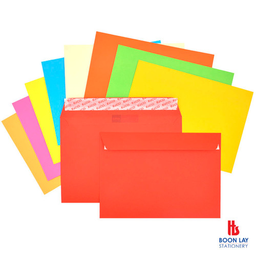 ELCO Peel & Seal Colour Envelope 6⅜"x9" C5 - Pack of 10's (74618)