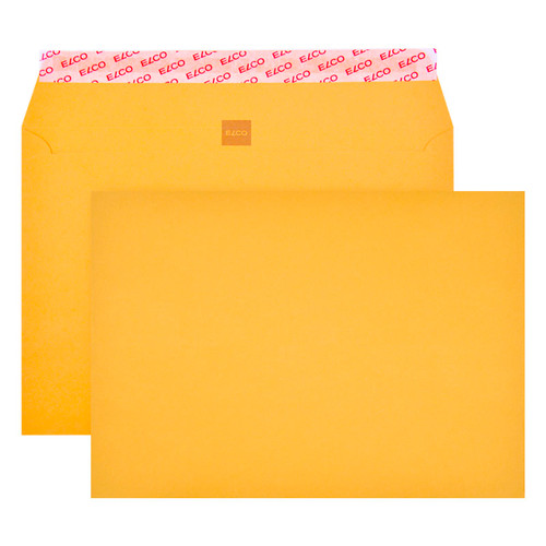 ELCO Peel & Seal Yellow Banker Envelope 120gsm 250x176/45mm B5 - Pack of 10's (74475-72)
