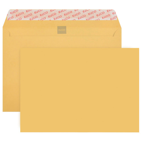 ELCO Peel & Seal Yellow Banker Envelope 120gsm C5 - Pack of 10's (74471-72)