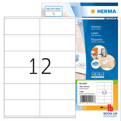 Herma Label,Superprint Label,White Label,Premium Label,Multi-Purpose Label,4457,Herma Premium