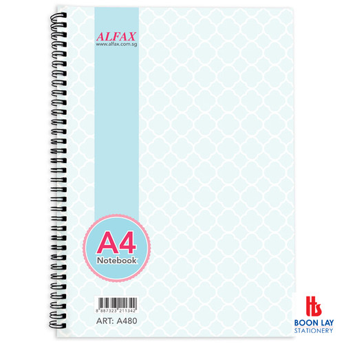 ALFAX Ring Note Book 80pgs A4