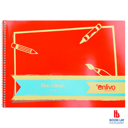 ENLIVO Sketch Book wiith Frame 110gsm 20pgs A4 (SP0382071)