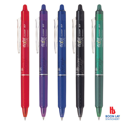 PILOT Frixion Clicker Retractable Ball Pen 0.7mm  (BLRT-FR7)