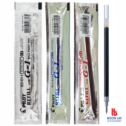 PILOT G1 Refill Gel Pen 0.5mm - Box of 12's (BLS-G1-5)