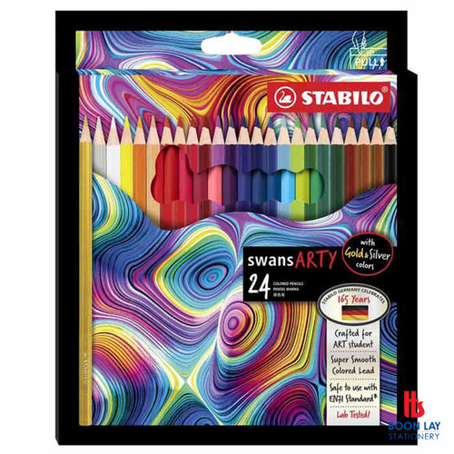 STABILO Arty Colour Pencil - 24 Colours (1520A/24)