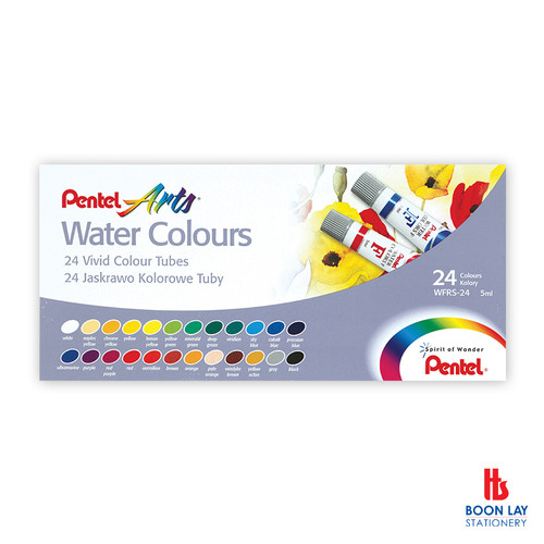 PENTEL Water Colour - 24 Colours (WFRS-24)