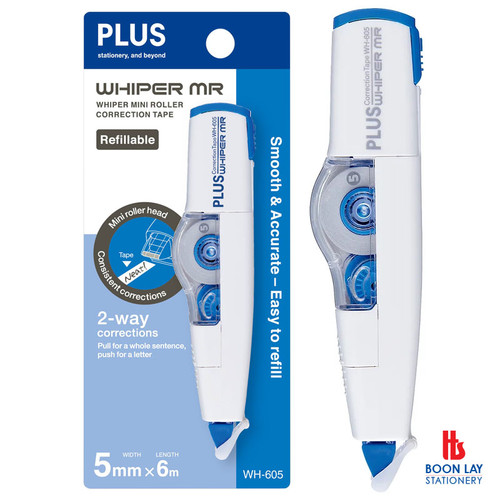 PLUS Whiper MR Correction Tape 5mmx6m (WH605) 52737