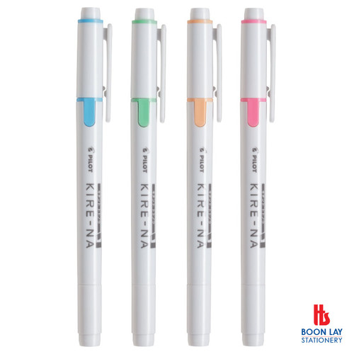 PILOT KIRE-NA Twin Tip Highlighter -Fine / Bold (SKIW-1)