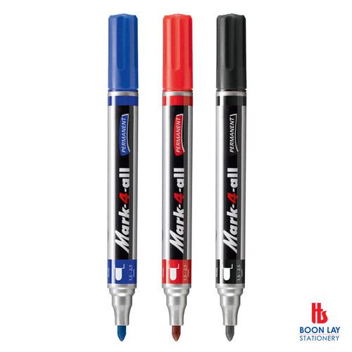 STABILO Mark-4-All Permanent Marker Bullet Point Fine (651)