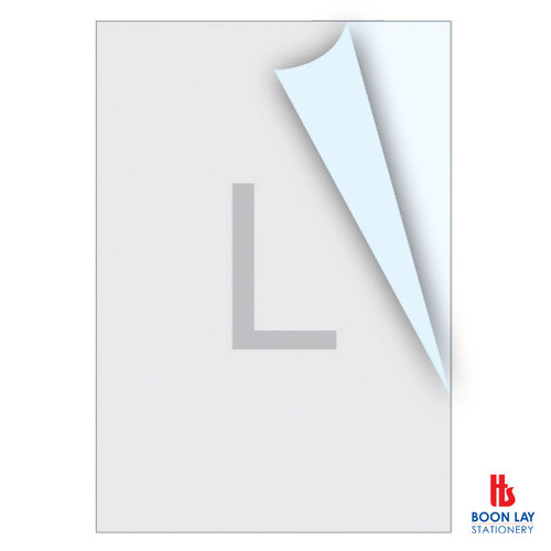 ALFAX L-Shape Clear Holder A4 - Pack of 20's (22L)