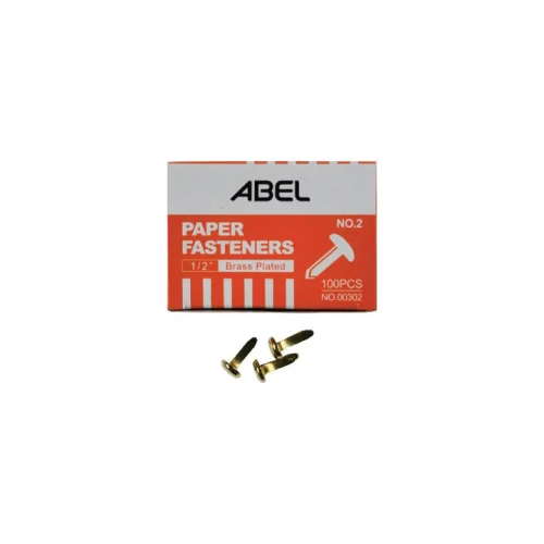 ABEL Round Head Fastener 1.2cm ½" (00302)