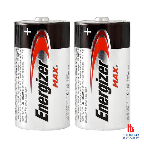 ENERGIZER Alkaline Max Battery D Size - Pack of 2's (E95)